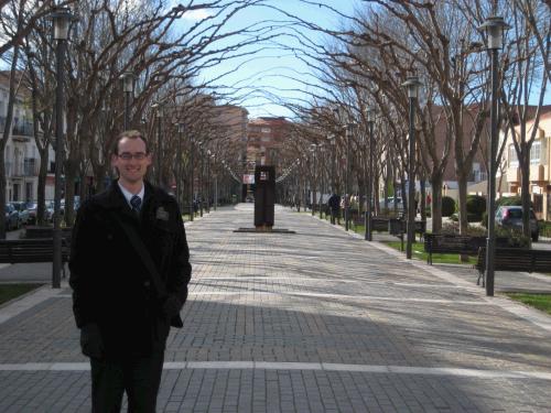 "The Boulevard." We would street contact here often. It was prettier with all the leaves.