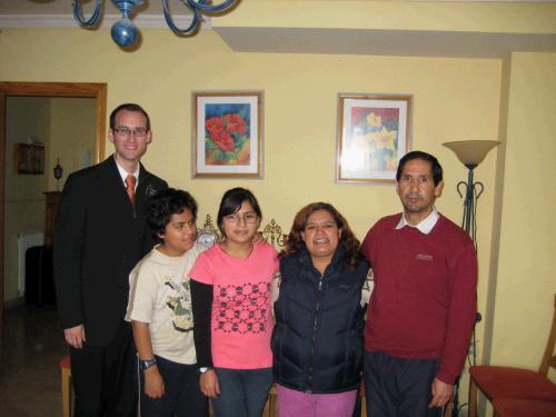 The whole family: Fernando (also named Walter), Carol, Elizabeth, and Walter.