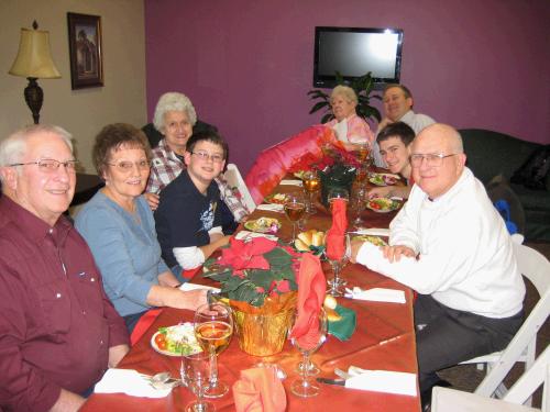 They put on a really nice dinner for all the family that could join her -- we basically had our own little room.  We appreciate their efforts to help the residents celebrate holidays with their families.