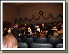 The percussion ensemble performing "I Saw Three Ships."  They did a great job and had a lot of fun performing together.  Elliot is in the black shirt in the front on the right and Clark is in the white shirt second to the left of the conductor.