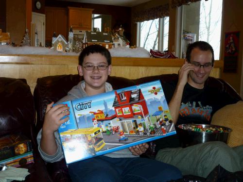 Christmas wouldn't be Christmas without Legos - or so Clark says.