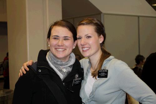 Sister Brown and Sister Helfrich.