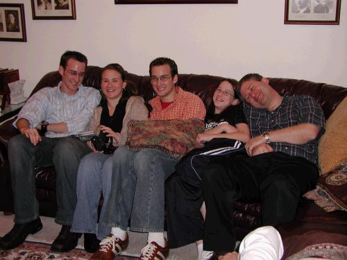 It's fun having the "big brothers" home to celebrate Clark's birthday.  They were also here for the Josh Groban concert.  That's probably why they all look so happy....