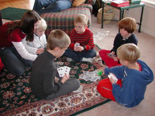 Then we played a rousing game of Go Fish!