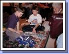 Grandma and Grandpa gave Clark and Elliot a Lego Mars Rover - the very one that was seen on TV advertising for the Chili Open.