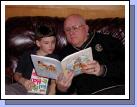 Just Grandpa and me reading "Just Grandpa and Me..."