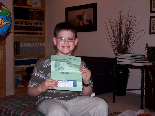 Grandma and Grandpa invited Clark to the Utah Symphony to see the Karamazov Brothers, which by the way he really enjoyed.