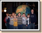 The birthday group at the Clark Planetarium.