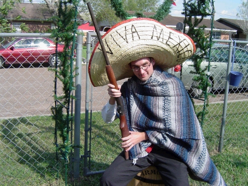 Is that really my son Loren dressing up?  Viva Mexico!