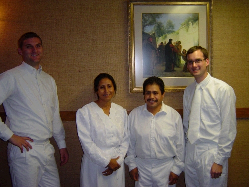 Baptism of Margarito and Teresa Millan.