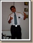 Loren's new companion, Elder Valente.  He just turned 19 and is from Mexico.