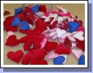 These soft "feelie hearts" are for children who have lost a loved one -- something to keep in their pockets or to hold in their hands to remind them that they are still loved by those who have gone on and those who are still here.