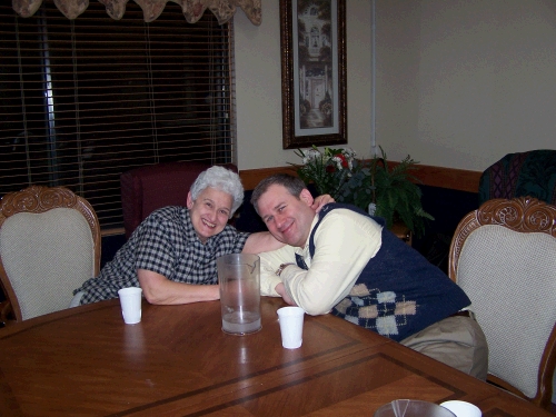 Alan and his mother, Pat.