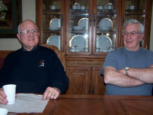 Shirley's two brother -- Wally and his brother David.