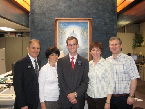 We got to meet for a few minutes with the President Miller and his wife.  They are wonderful people.  