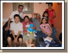 The Castillo Family.  A wonderful convert family that has 2 older boys, then 2 darling girls and a new baby Neddy.  They are very enthusiastic about their new church!