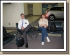 Waiting for our flight at the airport in McAllen.