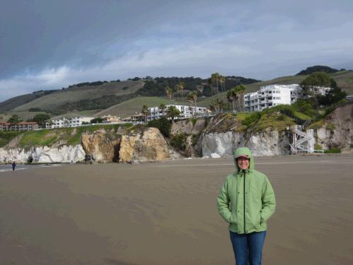 It was actually quite cold that day and very windy, which made my ears sting and burn until I got smart and put all my hoods on!