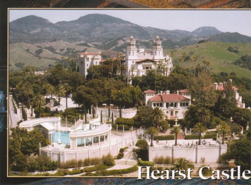 This is the "overview" of Hearst Castle.  The pool in the left hand corner is the coolest thing!