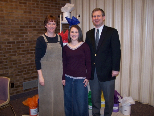 Tess with us at the "New Beginnings" program where she received her Young Womanhood Recognition Award.