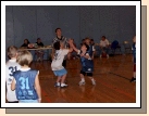 Clark got to go up for the "jump ball" to start the game.