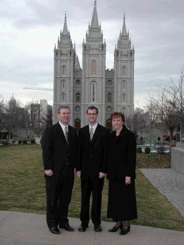 A great day with Loren -- when a child is worthy to enter the temple.