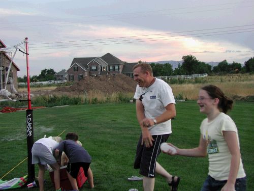 Then the water fight broke out....