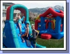 Water fun is always good on a hot day.