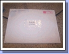 The long awaited envelope addressed to Elder Phillip Brown