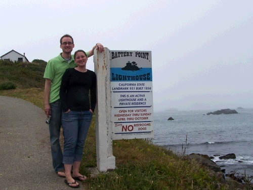 A short day trip into California to see Battery Point Lighthouse.  Unfortunately it was closed the day we came --- you just gotta do your homework ahead of time.