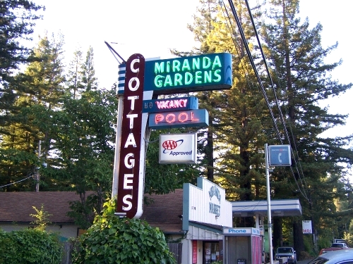 We spent one night in the Redwoods in Miranda California which is where my good friend Melora spent several years of her childhood.  In fact she named her first daughter Miranda.