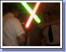 A little fun with the camera and some light sabres.  Elder Fairbanks really likes to play with cameras.  He kept making me model because he kept getting more ideas.