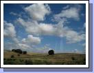 Amazing clouds and the Spanish landscape -- taken on the bus ride back from Badajoz.