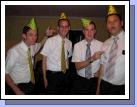 Silly birthday photos for Elder Miller's b-day.  