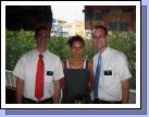 Alejandra with me and Elder Fairbanks.