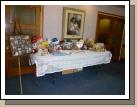 We set up a display table to show off some of Shirley's many teddy bears, her sewing and some favorite photos.