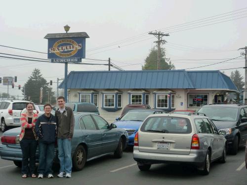 We arrived late Friday night and so of course we had to go out to breakfast Saturday morning.  This is a local favorite...Mattie's Pancake House.