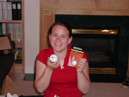 Gifts combining her two favorite things -- driving and volleyball!