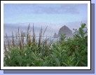 An attempt at an artistic photo of Haystack Rock.