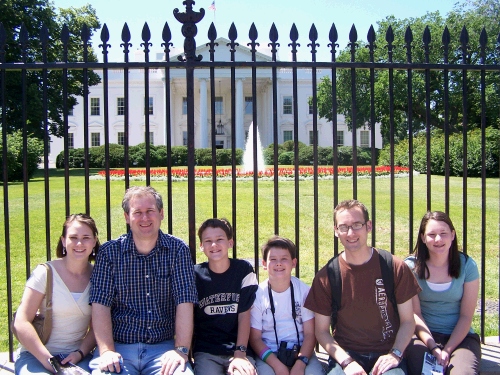 The rest of the group were good sports and waited outside for us.