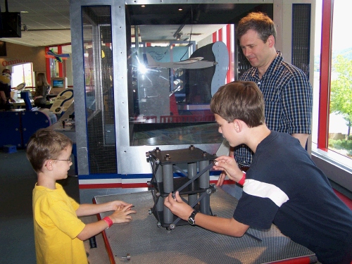 We spent a morning at the Carnegie Science Center where they had lots of hands on stuff for Talmage and Julia, Elliot and Clark.