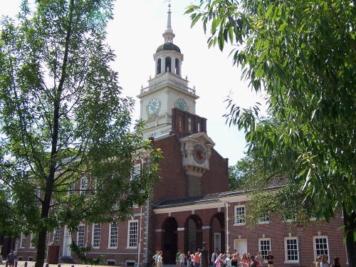 Independence Hall - another National Park.  It was very fun for the kids after watching National Treasure so many times.