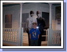 Clark trying to get in good with The Wright Brothers in the Air and Space Museum.