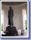 The first memorial we visited was the Jefferson Memorial.  It was so cool.