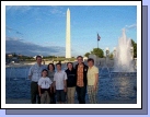 Here we are at the World War II Memorial - it was a gorgeous day.  I loved the fountains!