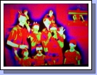 An infra-red picture of us all.  I'm the one with the camera!