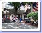 Next stop - Betsy Ross's House.  The questions is, who really made the first flag?  It depends on who you ask - the people at the Smithsonian, or the people who own and run this house.  Hmmm....