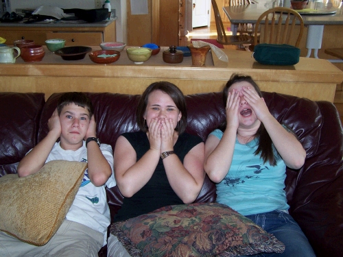 We hear no evil, speak no evil, and see no evil....