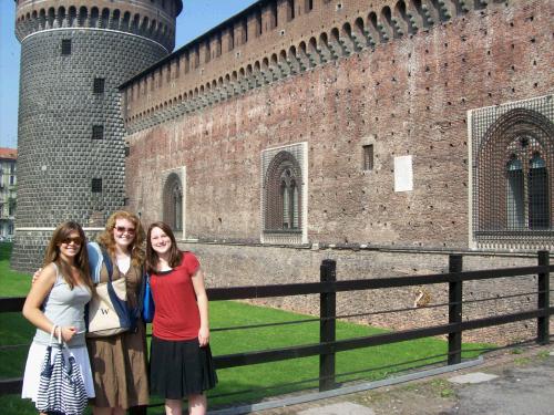 milano: castle of the sforza dynasty