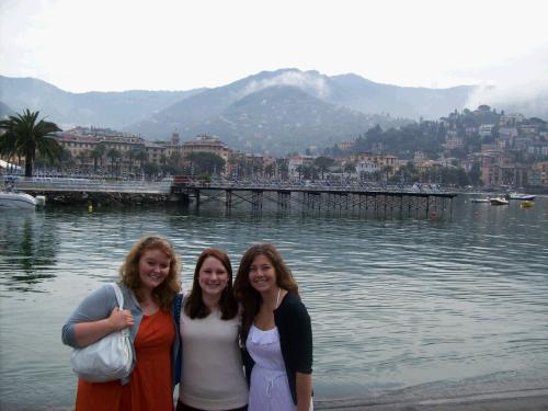 rapallo port town sarah, me, ayja